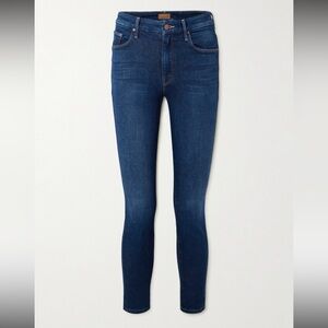 MOTHER Denim The Looker Crop Here Kitty Kitty